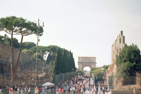 Rome - always a big attraction for tourists (Image not in book)