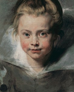 Peter Paul Rubens, Clara Serena Rubens, the Artist’s Daughter c.1616 Oil on canvas on panel, 37.3×26.9cm Sammlungen des Fürsten von und zu Liechtenstein, Vaduz–Vienna, inv. GE105