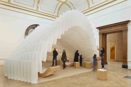 Diébédo Francis Kéré, installation at ‘Sensing Spaces’ at the Royal Academy