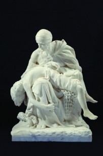 Sarah Bernhardt, Après la tempête, ca. 1876, marble.  © NMWA