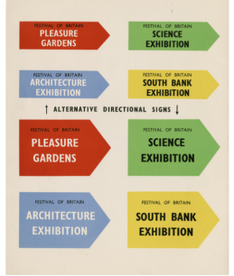 Page from Festival of Britain: The Use of Standardized Lettering in Street and Transport Signs; laid out in Gill Bold Condensed.