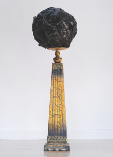 Wayne Warren, Sacrifice 2012 resin, metal base 100x25x25cm.TAG Fine Arts