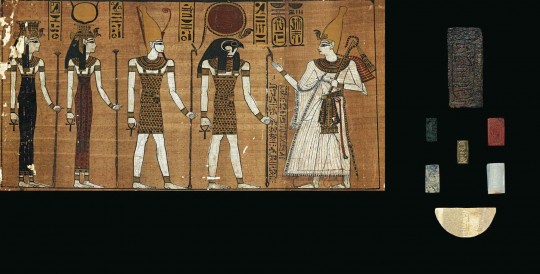 Egyptian wall painting. © Trustees of the British Museum.