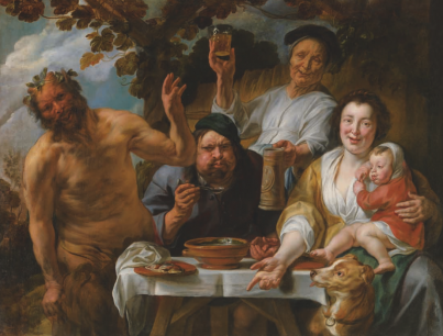 Jacques Jordaens,The Porridge Eater, Gemäldegalerie Alte Meister, Museumslandschaft Hessen Kassel