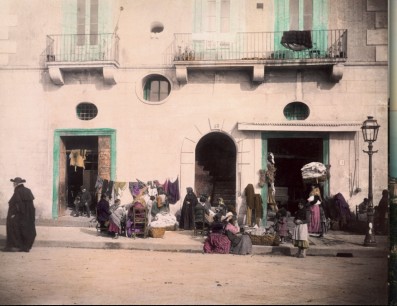 Giergio Sommer- una via di Napoli, 1865