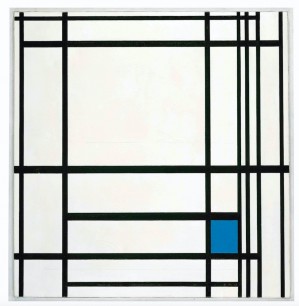 Piet Mondrian, Composition de lignes et couleur: III, 1937. Oil on canvas. 80 x 77cm. Piet Mondrian: The Studios by Cees W. de Jong (ed)