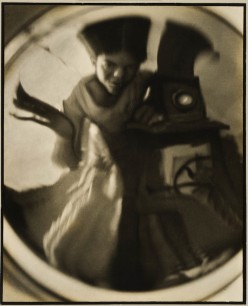 Vir na Haffer,  Self Portrait , 1929 .  Gelatin silver print with added  pigmentation.  Private collection