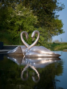 Simon Gudgeon, Silver Swans, 2012