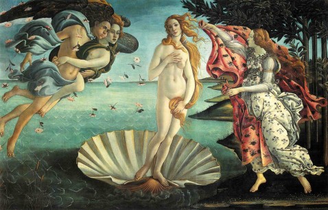 Sandro Botticelli, The Birth of Venus (1486)