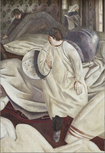 Stanley Spencer, Frostbite, Stanley Spencer at Sandham Memorial Chapel © National Trust/John Hammond