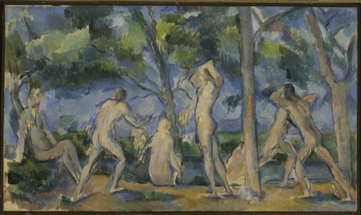 10.	Paul Cézanne, Bathers, 1898–1900; oil on canvas; 10 5/8 x 18 1/8 in. (27 x 46 cm)