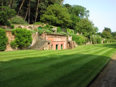 Albury Park, Surrey, one of the original gardens opened up in aid of the scheme in 1927: 14 acre pleasure grounds laid out in the 1670s by John Evelyn for Henry Howard, later 6th Duke of Norfolk. © National Gardens Scheme.