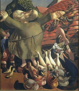 Stanley Spencer, St Francis and the Birds (1935).  © Tate Gallery