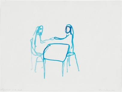Tracey Emin Breakfast at the Grotto (2011) Gouache on paper © the artist, courtesy of White Cube,  photo Ben Westoby