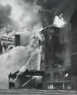 Virna Haffer,  Old Tacoma Hotel Fire , circa 1935 .  Gelatin silver  print .