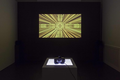 Michael Takeo Magruder, A New Jerusalem, De/coding the Apocalypse, Somerset House, London, 2014. Photo © J. Chiellino.