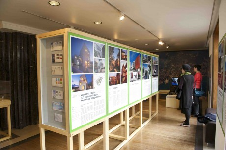 Tall Storeys: part of the installation at RIBA. Courtesy: RIBA