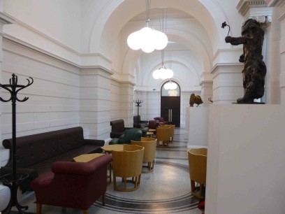 Tate Members area, upper atrium, Rotunda, Tate Britain