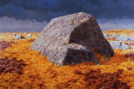 David Tress, The Big Rock, 1988, 122x183cm, oil on canvas, private collection