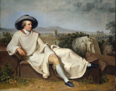 Johann Heinrich Wilhelm Tischbein, Goethe in the Roman Campagna, 1787, Städel Museum, Frankfurt am Main © Artothek / U. Edelmann – Städel Museum