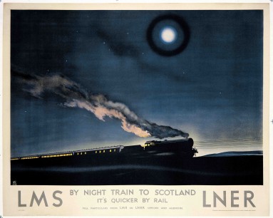 Zec, 1932, LMS, By Night Train to Scotland