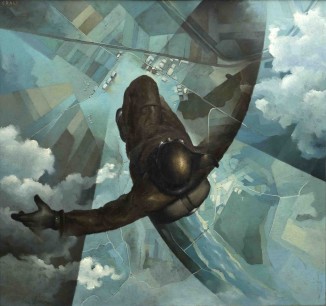 Tullio Crali, Before the Parachute Opens (Prima che si apra il paracadute), 1939 Oil on panel, 141 x 151 cm Casa Cavazzini, Museo d’Arte Moderna e Contemporanea, Udine, Italy © 2014 Artists Rights Society (ARS), New York/SIAE, Rome