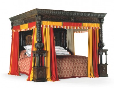 Hans Vredeman de Vries, The Great Bed of Ware (made 1590–1600). Courtesy Victoria and Albert Museum, London. From The Story of Design by C & P Fiell