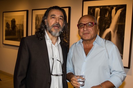 Valdir Cruz and Houshyar Broukim. Courtesy Throckmorton Fine Art