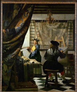 Johannes Vermeer, The Art of Painting, c. 1672 Kunsthistorisches Museum, Vienna