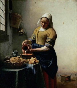 Johannes Vermeer, The Milkmaid, c. 1659 Rijksmuseum, Amsterdam