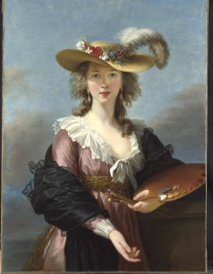 Elisabeth Louise Vigée Le Brun, Self Portrait in a Straw Hat, after 1782. National Gallery, London