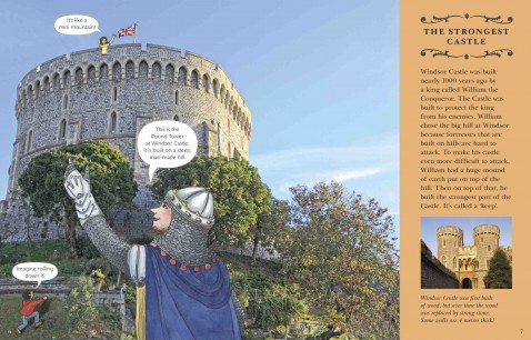 A spread from 'Will There be Knights and Dragons?' Royal Collection Trust © 2012, HM Queen Elizabeth II.