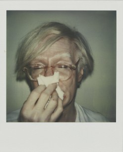 Polaroid image by Andy Warhol