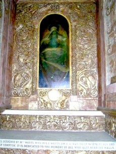 Interior decoration of Cemetery Chapel