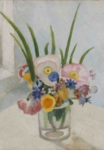 Winifred Nicholson, Flowers in a Glass Jar, c. 1925, Oil on canvas, 47 x 34 cm, Private Collection, © Trustees of Winifred Nicholson