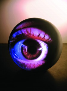 Tony Oursler, Legion (1996) (photo courtesy of Rockford Art Museum.)