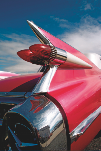 Detail of 1959 Cadillac tail-fin