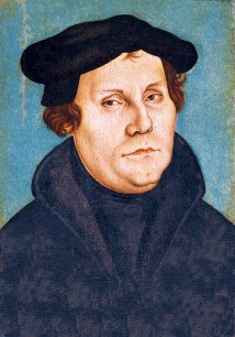 Lucas Cranach,  Portrait of Luther around 1529