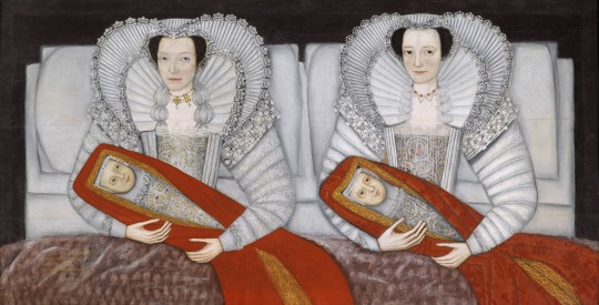 The Cholmondeley Ladies, c.1600–10, British School, 17th century ©  Tate