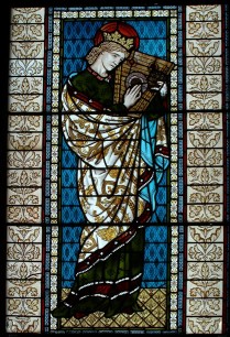 William de Morgan, King David, c1875, Stained Glass Museum 1978.9.1