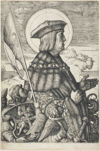 Daniel Hopfer i, Emperor Maximilian i in the Guise of Saint George, c. 1509/1510, National Gallery of Art, Washington, Andrew W. Mellon Fund (cat. 86)
