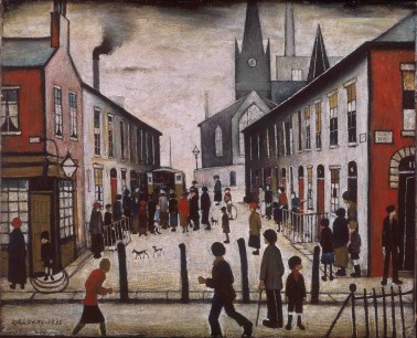 L.S. Lowry, The Fever Van (1935).  Walker Art Gallery (Liverpool, UK)