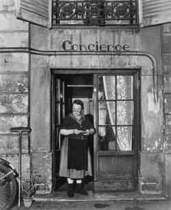 2014 Atelier Robert Doisneau, Paris, Bespectacled Concierge Rue Jacob, Paris, 1945