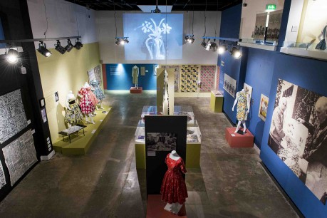 A display at the Fashion and Textile Museum, Bermondsey, London. Courtesy Zandra Rhodes