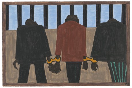 Jacob Lawrence, The Migration Series, 1940-41, Panel 22. Casein tempera on hardboard, 45.7 x 30.5cm