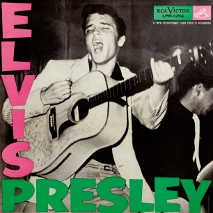 Cover of 'Elvis Presley', Presley's first album, released in 1956