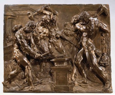 Adriaen de Vries, Vulcan's Forge, 1611  Bronze, 47 x 56.5 cm  Bayerisches Nationalmuseum, Munich  erland