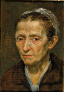 Annibale Carracci Head of Old Woman, c.1590. © Daniel Katz Family Trust