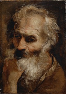 Annibale Carracci Head of an Old Man c.1590–2. Courtesy Trustees of Dulwich Picture Gallery, London