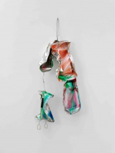 Isa Genzken, Schwules Baby (Gay Baby), 1997. Spray paint on metal, wire & sheet steel. 130×40×36cm. Collection of the artist. Courtesy the artist & Galerie Buchholz, Cologne/Berlin. © Isa Genzken